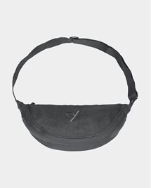 Väska Sling bag organic linen, Graphite grey - Yogiraj