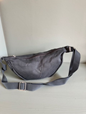 Sling bag organic linen, Graphite grey - Yogiraj