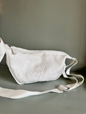 Sling bag organic linen, White linen - Yogiraj