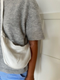 Sling bag organic linen, White linen - Yogiraj